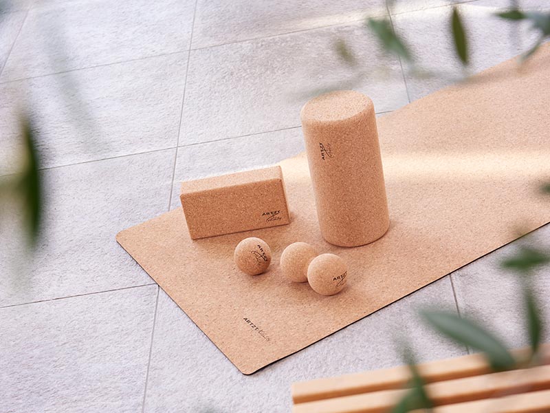 ARTZT vitality Kork Yogamatte Recycle PLUS